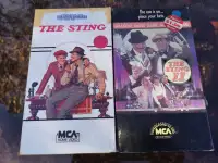 The Sting 1 and 2 VHS
