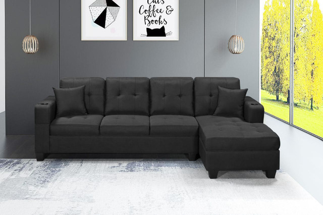 Big sale 3 & 4 seater reversible sectional sofa couch  on sale in Couches & Futons in City of Toronto - Image 3