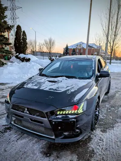 Selling my 2008 Mitsubishi Evo MR. Too many cars and not enough space always rust proofed and mainta...