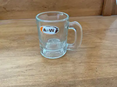 Collectible AandW mug; has chip on side edge. Measures 3” X 2”; might be a nice collectors item or c...