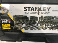 Stanley Professional Grade Black Chrome Socket Set, 229 pieces