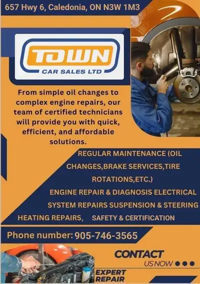 Here at Town Car Sales located in Caledonia we can get you new tire and we also balance and install...