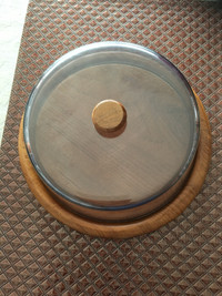 Wooden Cheese Board with Cover