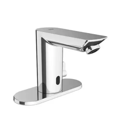 The GROHE Touchless Faucet Bau Cosmopolitan is a common-sense solution for a safer, more hygienic ba...