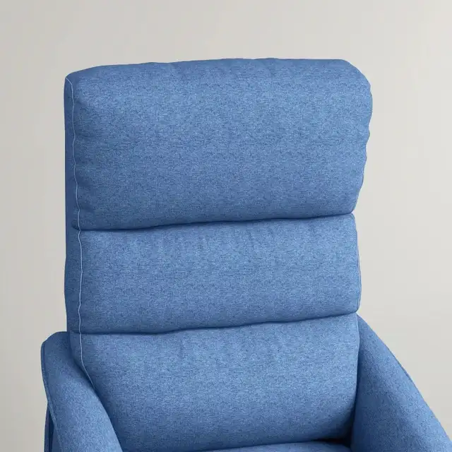 Electric Lift Recliner Chair with Remote Control, Blue  in Chairs & Recliners in Markham / York Region - Image 9