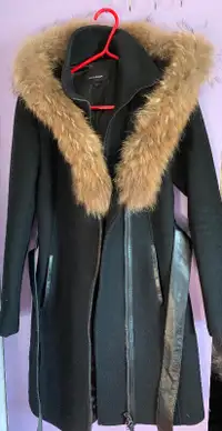 Authentic mackage thick wool winter coat Jacket In S