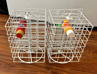 Paint bottle storage spinners