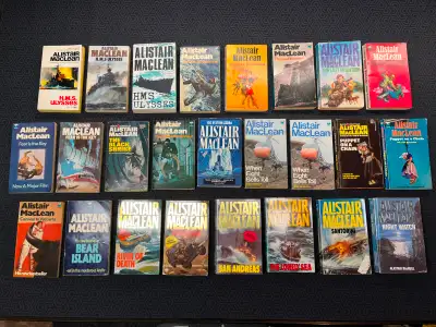 Alistair MacLean novel collection $3 each, View more