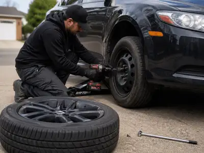 Skip the shop wait times. I offer convenient mobile tire changes at your location. -Tire swaps on ri...