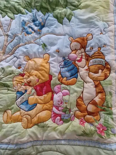 Winnie the Pooh Baby Blanket - Hand Made, Brand New, View more