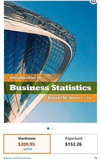 Introduction to Business Statistics textbook with software