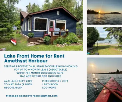 Lakefront House for rent