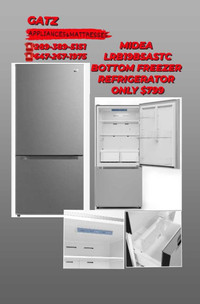 Midea bottom freezer refrigerators 