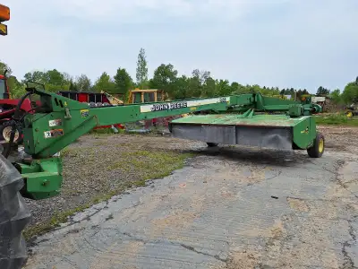 13' cutting width, center pivot, impeller conditioner, 2point hitch For more Info call 705-752-2229