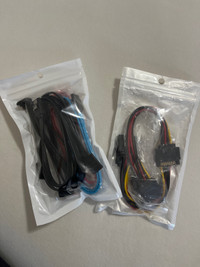 Sata data and power cables