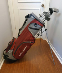 Dunlop Stand Golf Bag/Full Set (Free New Balls)