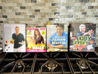 3 Hardcover Cookbooks Curtis Stone, Rachel Ray, James Martin