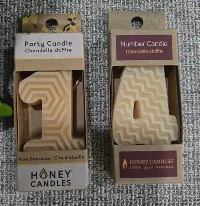 Beeswax Numbered Candles, View more