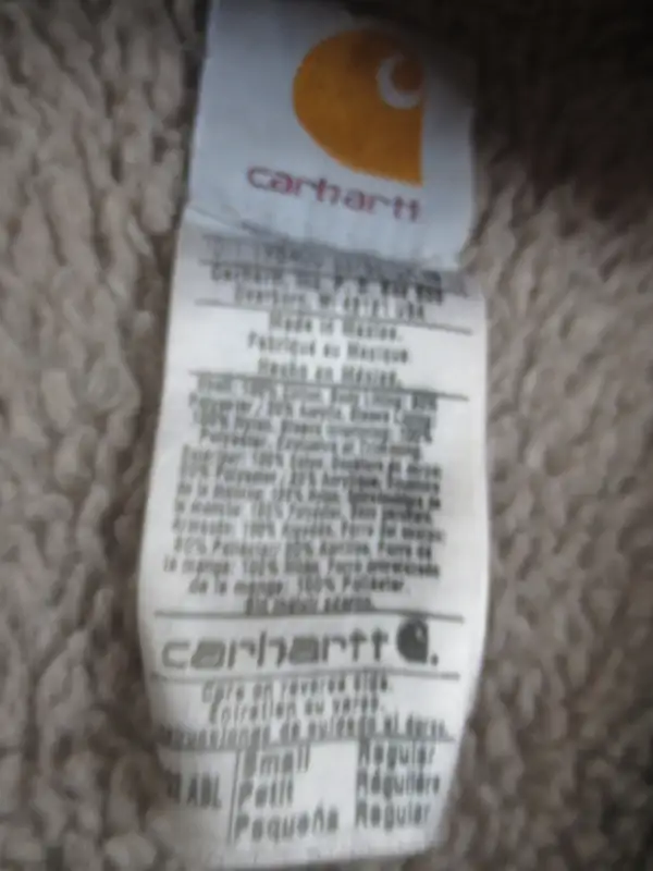 Carhartt Denim Jean Jacket Sherpa Lined J292 ABL Size Small in Men's in Timmins - Image 6