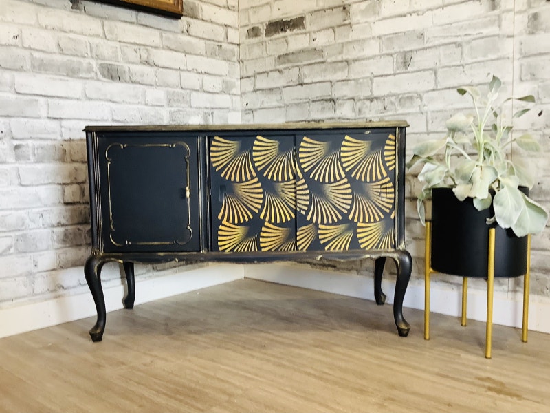 Small French provincial retro sideboard Hutches & Display