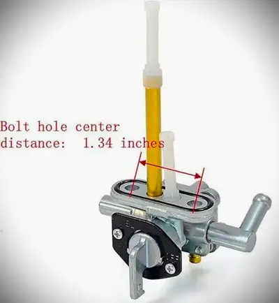 New Fuel Tank Petcock Valve Assembly Compatible with Kawasaki Motorcycles: KLR650-KL650, A1-A19,KLR6...