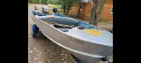16 ft deep princecraft boat for sale 50 hp johnson ,trailer .