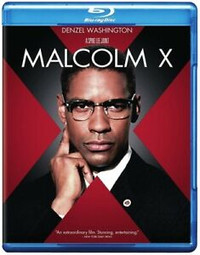MALCOLM X - Denzel Washington - Used Blu Ray In Excellent Cond.