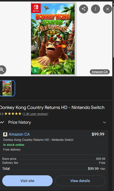 donkey kong country return switch, View more