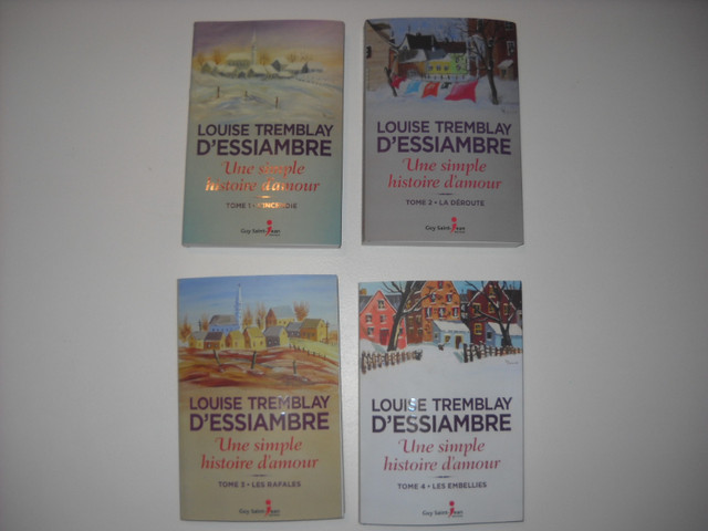 Louise Tremblay D'Essiambre / Une simple histoire d'amour T:1à4 dans Ouvrages de fiction  à Saguenay