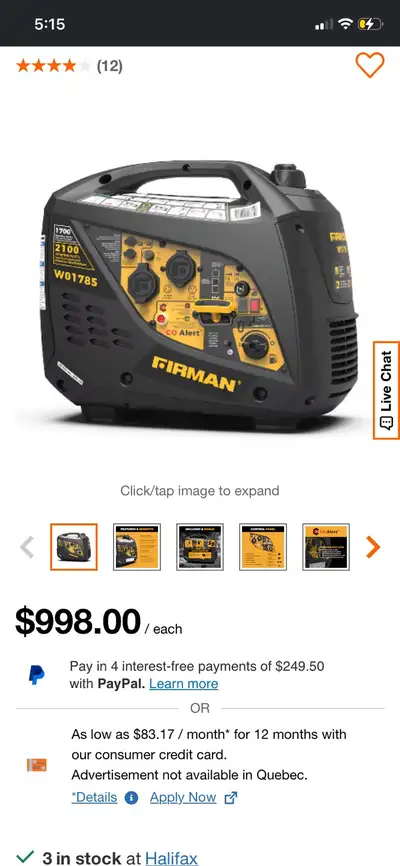 Used once very briefly, New. 775$ OBO