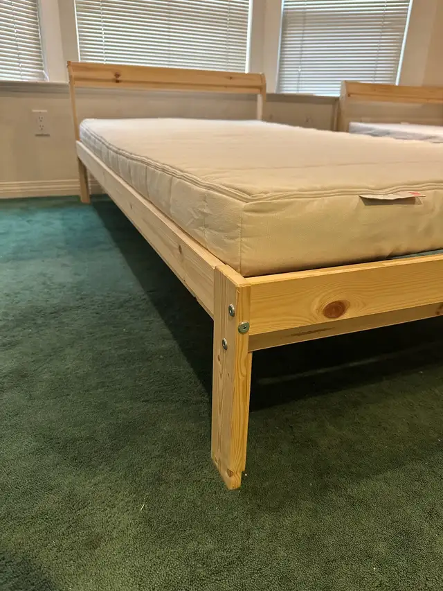 ikea Twin bed frame *Free delivery  in Beds & Mattresses in Vancouver - Image 4