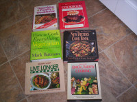 6 great big recipe books for all (quick, dieters ,vegaterian etc