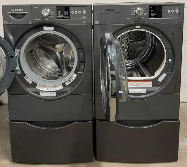 SALE! Set Washer / Dryer With Pedestals “BOSCH” H52/W27/D32 in Washers & Dryers in City of Toronto - Image 3