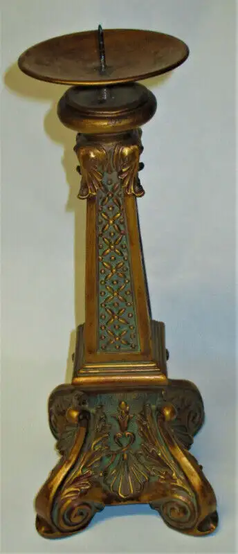 Rare Candle holder Desk Table Lamp Base w/ Birdheads Good Condit, View more