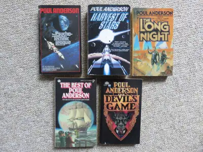 Classic SF Novels & Future History - Poul Anderson - 5 Books, View more
