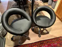 Adjustable Faux Leather Chairs 