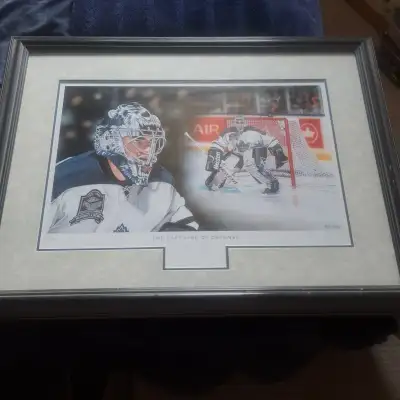 ONLY $100 -Curtis Joseph Autographed "Last Line of Defense" Pict, View more