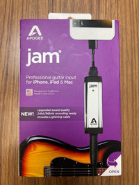 APOGEE JAM  Guitar / Bass recording interface