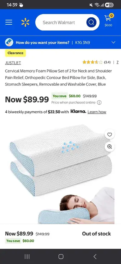 A brand-new nice and comfortable cervical memory foam pillow, View more