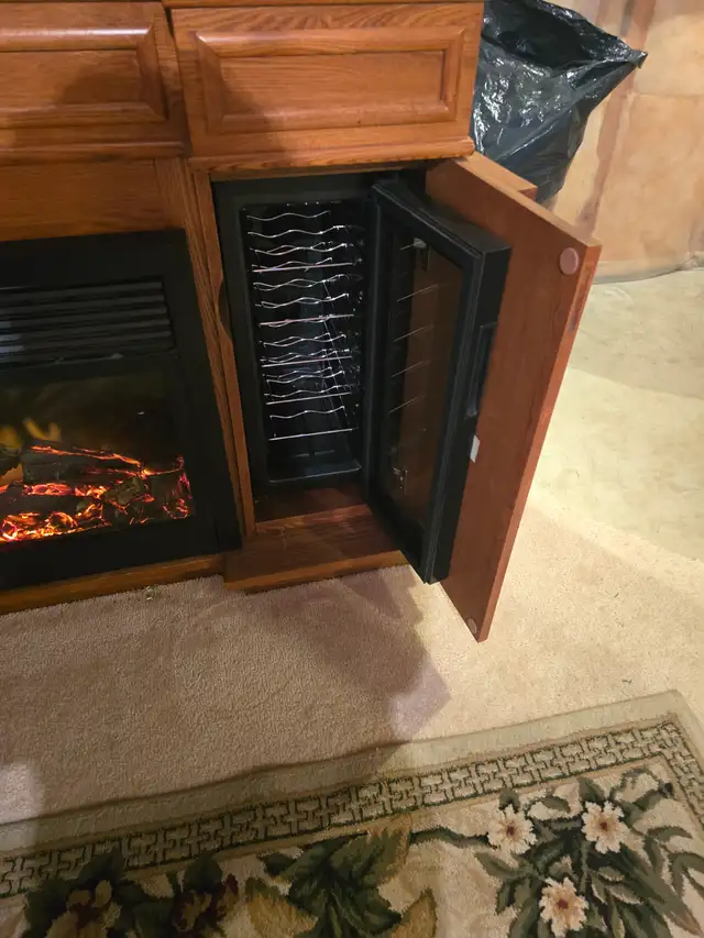 Fireplace stand tv fridge & glass wine in Fireplace & Firewood in Ottawa - Image 8