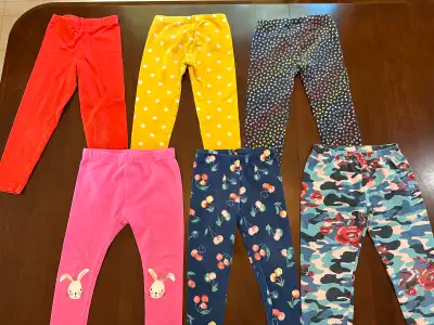Size 4T Girl’s Leggings - $12 for all - George, Old Navy, Carter, View more