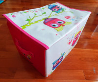 Owl Design Collapsible Storage Box 15 inch ×10 inch x10 inch