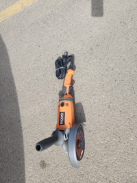 ridgid 7 inch grinder like new 130 dollars