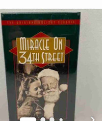 VHS Factory Sealed Miracle on 34th Street Tape