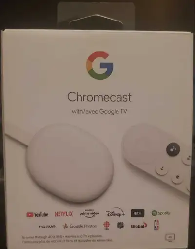 Google Chromecast 4K HDR, View more