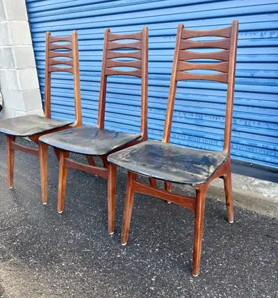 Teak Danish Mid Century Modern Dining Chairs, View more