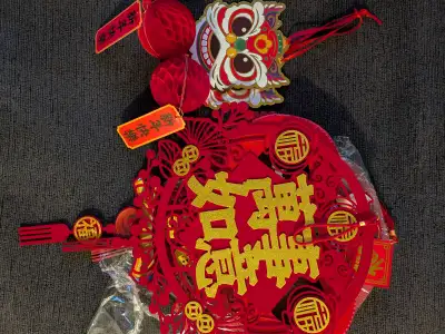 FREE: Lunar New Year Decorations Set - Like New, View more