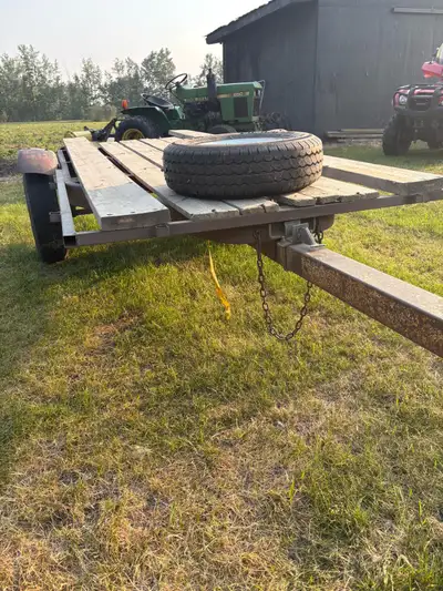 This boat and quad trailer is ready for adventure! It's in used condition, but it still has plenty o...