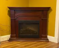 Large Corner Fireplace (Plug In)