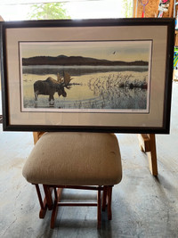 Moose painting, $40.00